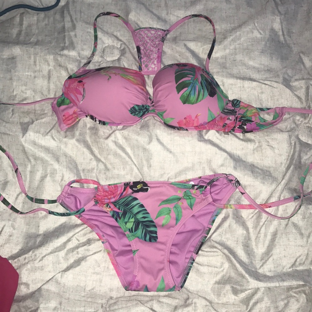 A cute Pink Floral Bathingsuit